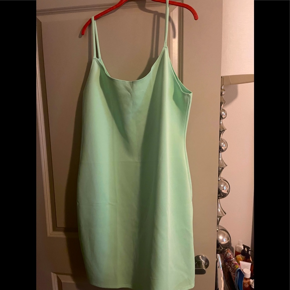 Love J Mint Green Tank Dress